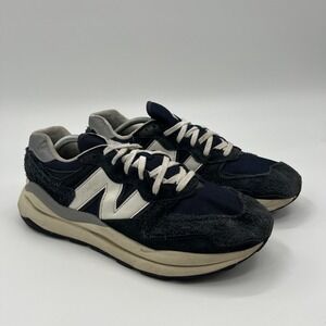 New Balance 57/40 Eclipse Sea Salt Mens Size 12 D M5740VLB Blue Suede Sneakers